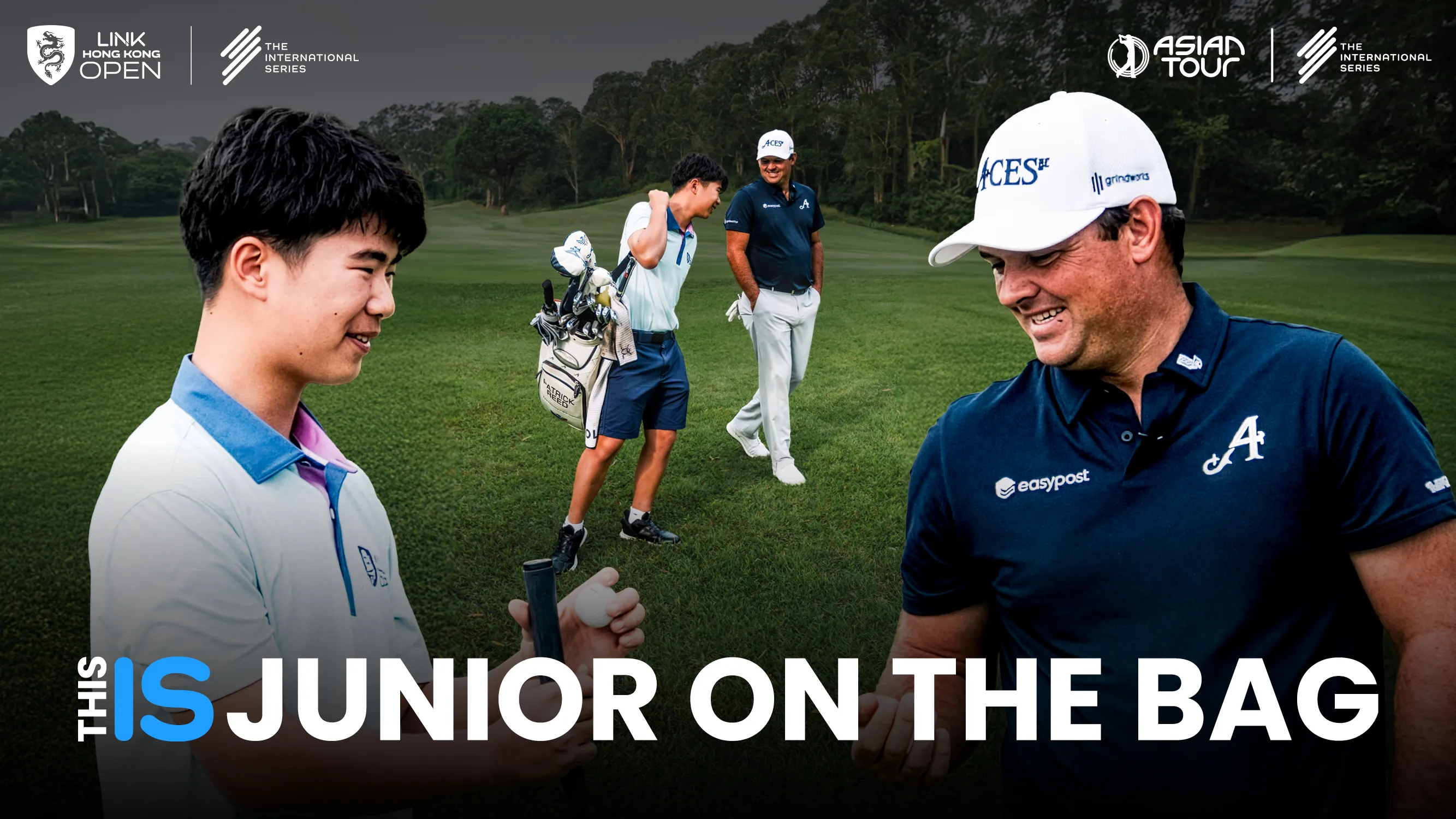 A CLUB JUNIOR CADDIES FOR PATRICK REED | LINK HONG KONG OPEN